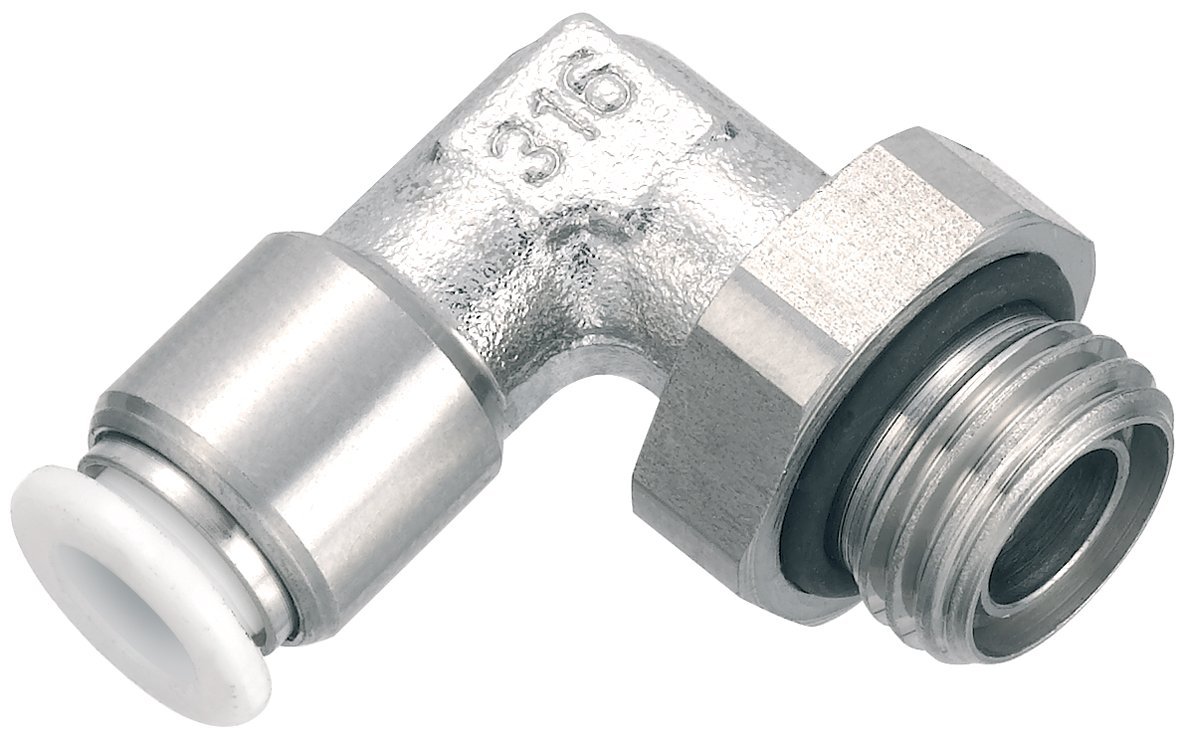 18098 - Coude instantané orientable acier inox mâle cylindri
